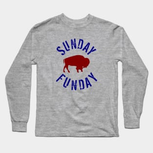 Buffalo Football Sunday Funday Long Sleeve T-Shirt